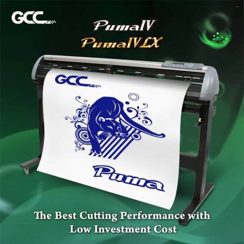 $59.85/Month [57.87"] New PUMA IV GCC P4-132LX W/Contour Cutting Media - Vinyl Cutter With Enhanced AAS II Contour Cutting System