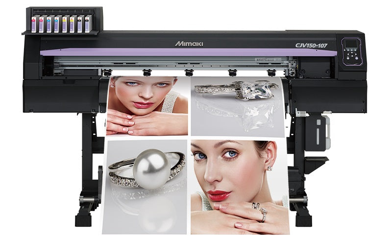 $184.90/Month MIMAKI PLOTTER CJV150-75 INTEGRATED PRINTER/CUTTER 32" INCH WIDE PRINT AND CUT