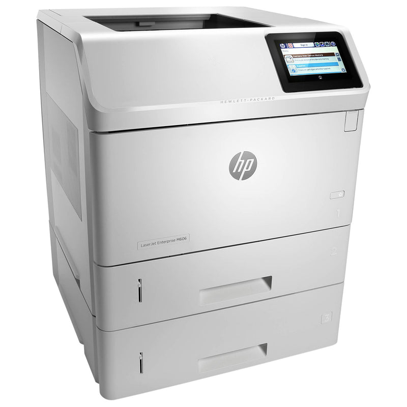 Absolute Toner Brand New HP LaserJet Enterprise M606dn Black & White Laser Printer For Office Use With Duplex & Extra Tray Laser Printer