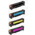Compatible HP 125A Printer Laser Toner Cartridge Set of 4 (CB540A CB541A CB542A CB543A)