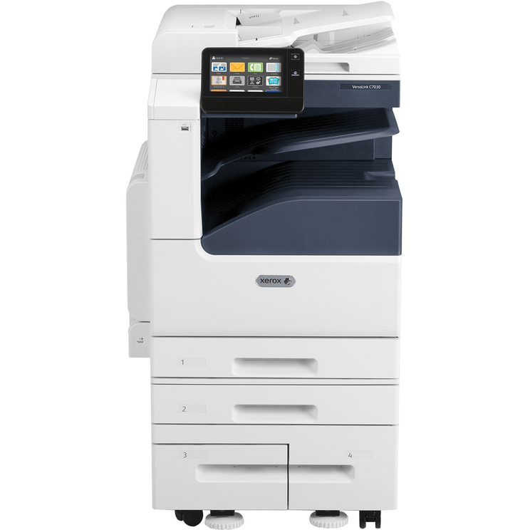 Absolute Toner LIKE NEW Xerox Versalink B7025 B/W Monochrome Multifunctional Printer Copier, Scanner With 4 Paper Cassettes, Large LCD, Bypass, 11x17 For Office Showroom Monochrome Copiers
