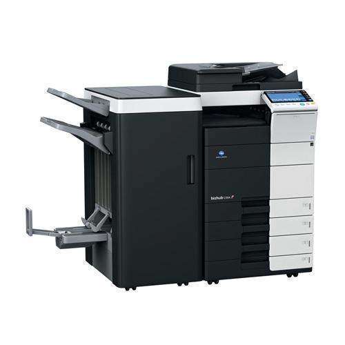 $ 79/Month only 321 Page Count Repossessed New Konica Minolta BizHub C554e Color Multifunction Copier - 55ppm, Tabloid, Copy, Print, Scan, DADF, Duplex, 12" x 18", 11" x 17"
