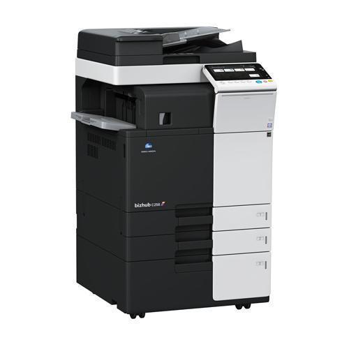 $ 75/Month only 605 Page Count Repossessed New Konica Minolta BizHub C554e Color Multifunction Copier - 55ppm, Tabloid, Copy, Print, Scan, DADF, Duplex, 12" x 18", 11" x 17"