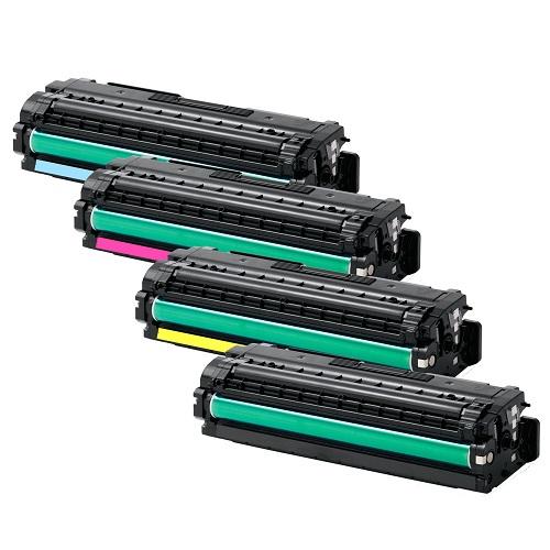 Compatible Samsung CLT-506L Printer Laser Toner Cartridge Set of 4 (Black Cyan Yellow Magenta)