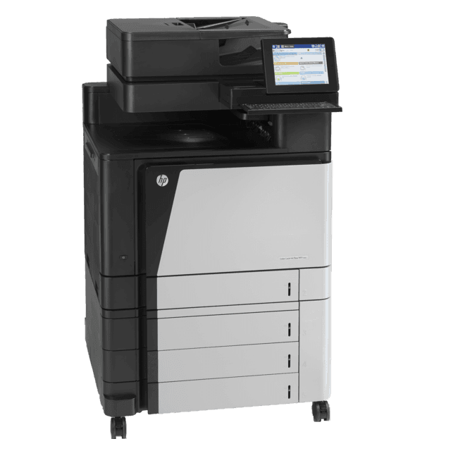 $65/Month HP Color LaserJet Enterprise Flow MFP M880 Laser Multifunction Printer Copier Scanner (Low Count), 11x17 For Office