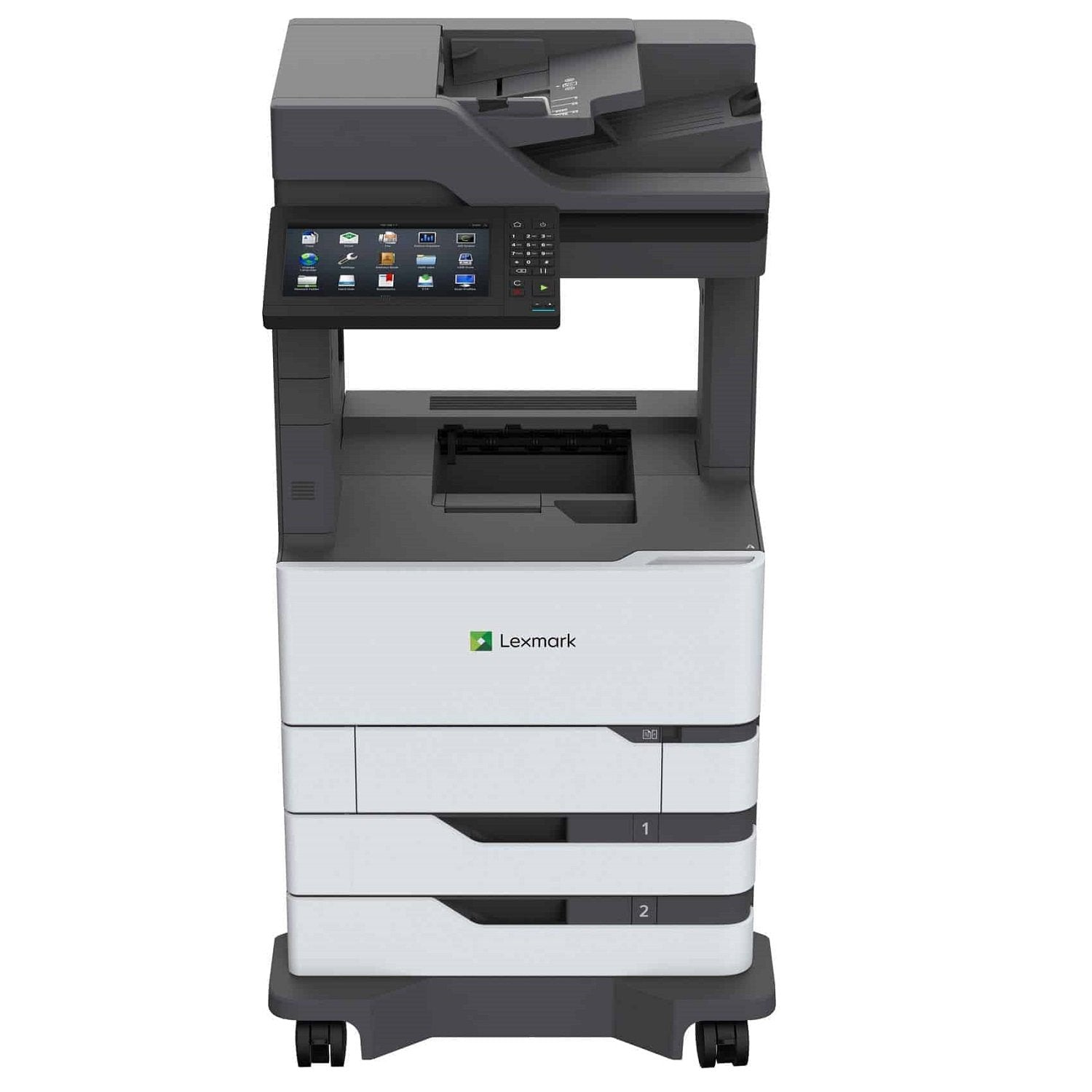 Absolute Toner $79.95/Month Lexmark XM7355 B/W Monochrome Multifunction Desktop Laser Printer Copier Scanner, Fax For Office Use Showroom Monochrome Copiers