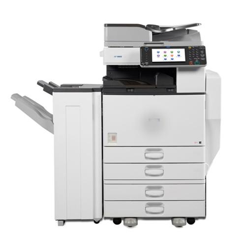 Ricoh MP C5502 Color Laser Multifunction Printer Copier Scanner Fax Stapler Finisher 11x17
