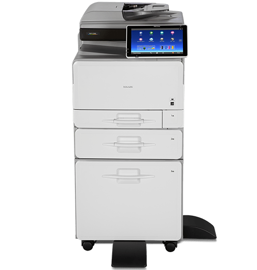 Absolute Toner $45/Month Ricoh MP C406 Color Laser Multifunction Printer Showroom Color Copiers