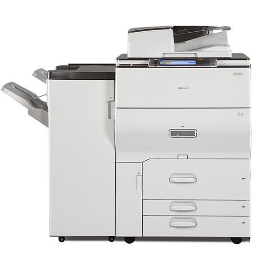 Ricoh MP C8002 80PPM Color Laser Production Printer Copier Scanner Finisher