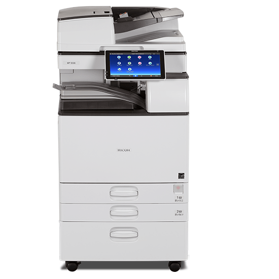 Absolute Toner Ricoh MP 3555 (LOW METER ONLY 145 PAGES) Monochrome Laser Multifunction Copier Printer Scanner with ALL-INCLUSIVE Program - $85/Month Showroom Monochrome Copiers