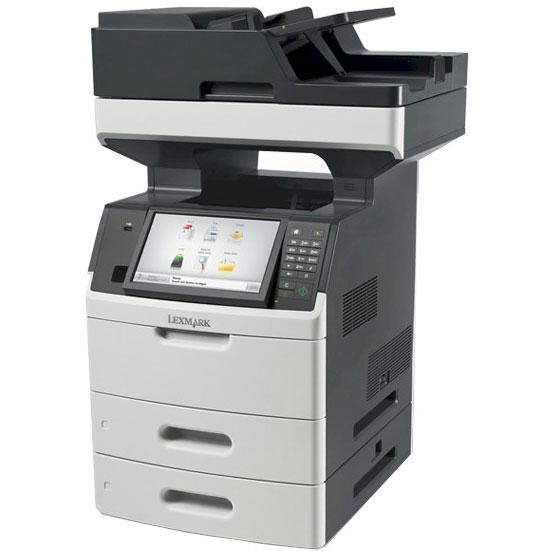 Absolute Toner Like New Lexmark MX711de High-Speed B/W Monochrome Multifunction Laser Printer Copier Scanner with 2nd Tray & LCT For Office Showroom Monochrome Copiers