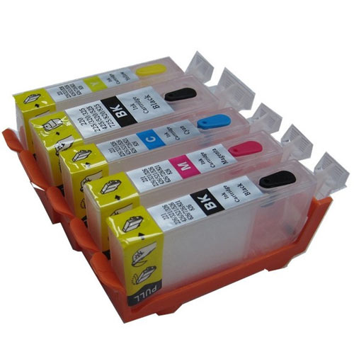 Compatible Canon PGI-220 CLI-221 Printer Ink Cartridge Set of 5 (2 Black, 1 Cyan, 1 Magenta, 1 Yellow )