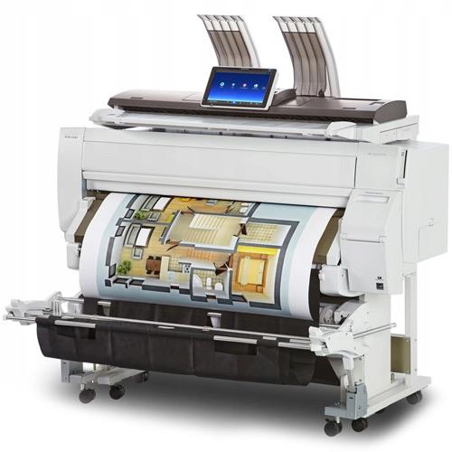 Absolute Toner $125/month. Ricoh Plotter MP CW2201SP 2201 Wide Format Color Multifunction Inkjet Printer Wide Format Printer