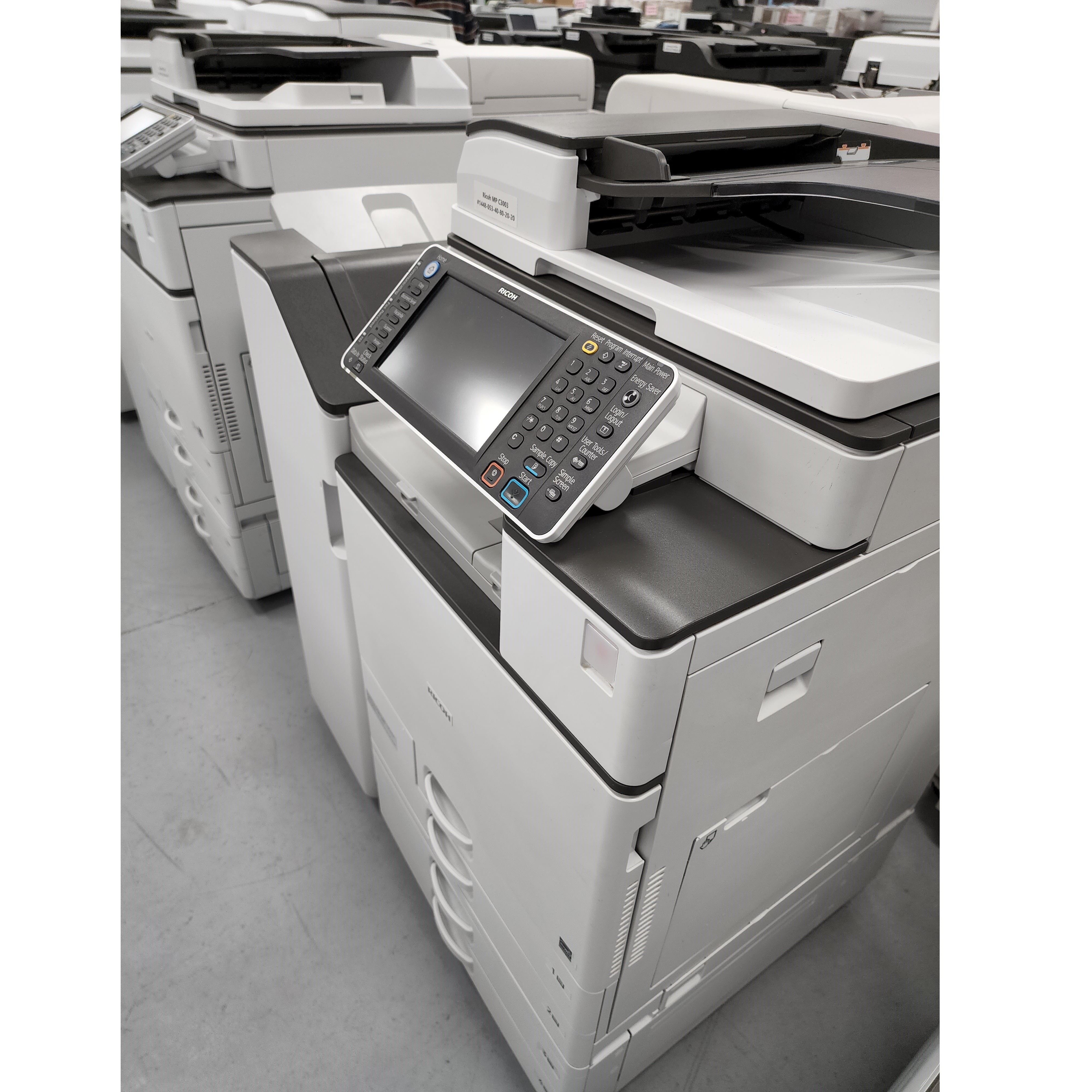 $72/Month Ricoh MP C3003 A3 Color Laser Multifunction Photocopier Machine With Finisher Stapler Copier Color Printer For Sale - Easy To Use Color Printer And Better for Your Business