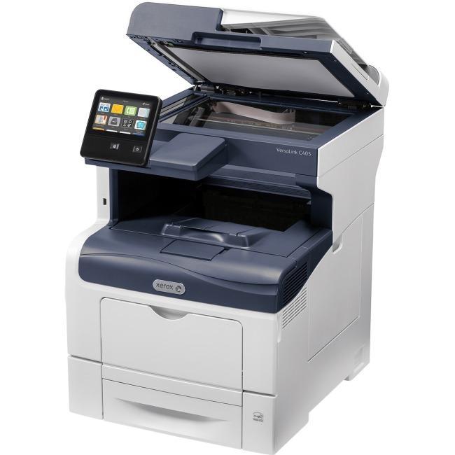 Xerox Versalink C405DNM Color Multifunction Laser Printer Copier Scanner, 40 PPM, LCD Touch Screen For Office