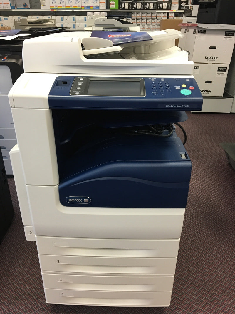 Xerox WorkCentre 7220 WC 7220i Color Multifunction Printer Copier Scanner 11x17 - Repossessed ONLY 235 Pages Printed