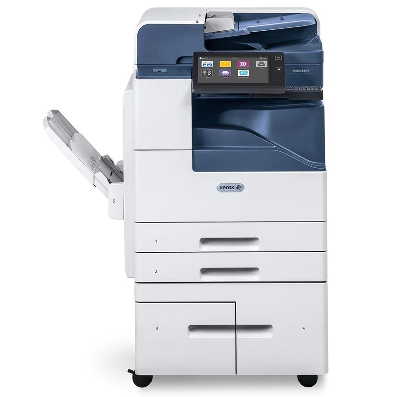 $69/Month Xerox Altalink B8055 55PPM Monochrome Multifunction Laser Copier Printer Color Scanner With Finisher Stapler And Built-in Mobile Connectivity