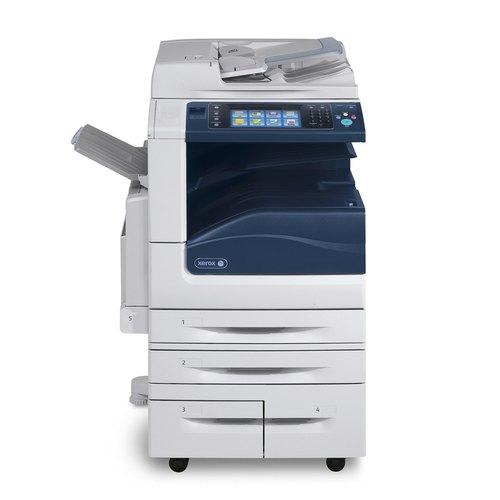 Absolute Toner Xerox WorkCentre 7855 Color Laser Multifunctional Printer Copier, Scanner With 4 Paper Cassettes (2 Large Capacity), LCD, 11x17 Showroom Color Copiers
