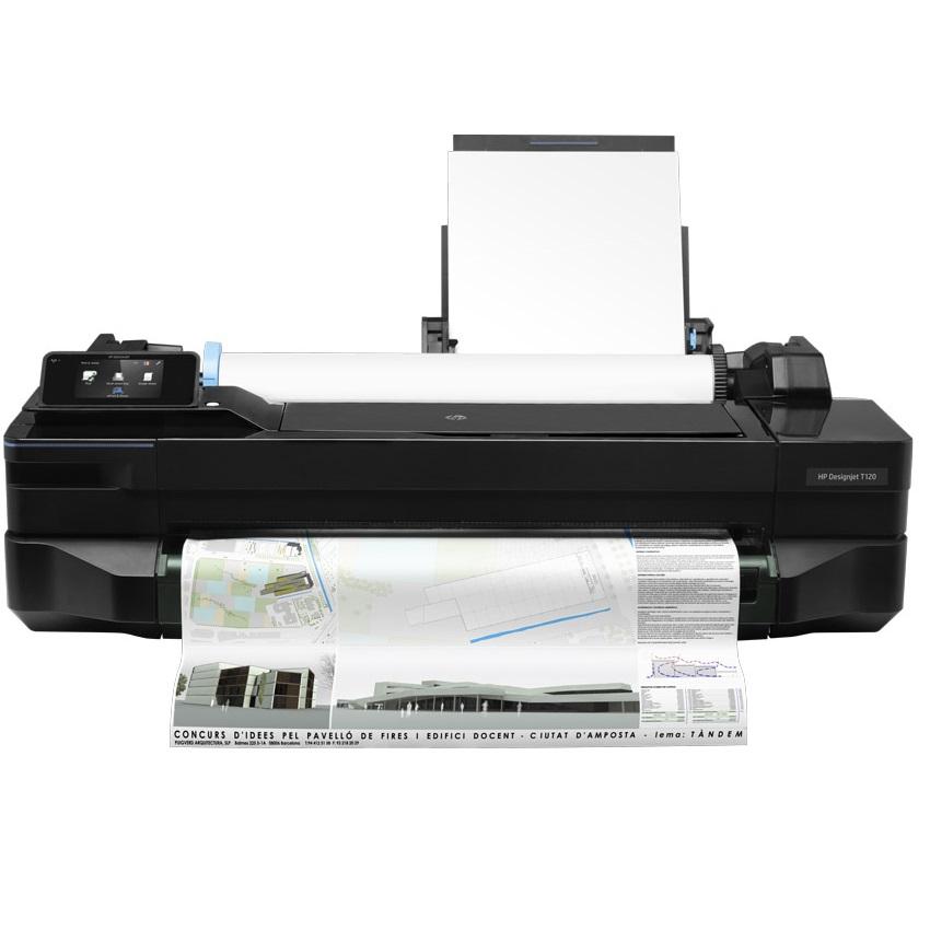 Absolute Toner $25/Month HP Designjet T120 Inkjet Large Format Printer - 24" Print Width - Color - 1200 x 1200 - CQ891A Large Format Printer